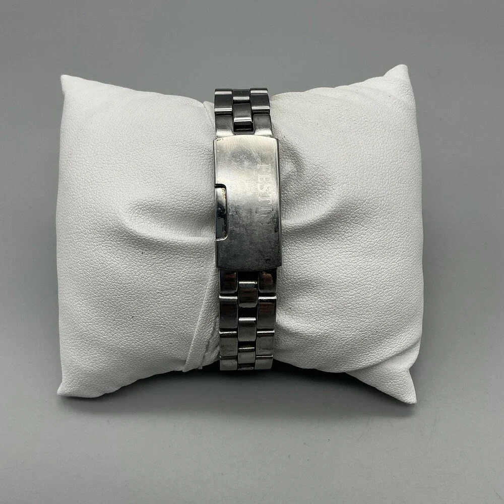 Vintage Festina 8933 Womens Watch 24mm Blue Dial Stainless New Battery 6.25